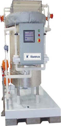 Heateflex Fluidix 蒸気で動脱イオン（DI）温水器システム