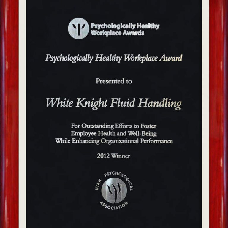 White Knight 2012年心理健康工作环境奖