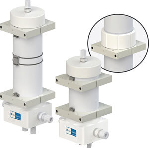 CBA Debubblers with Connectable Pipes