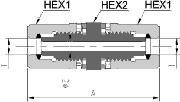 Fit-One PFA Fitting Union Diagram