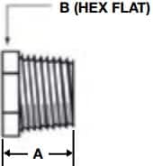 iPolymer Plug Pipe Fitting Schematic