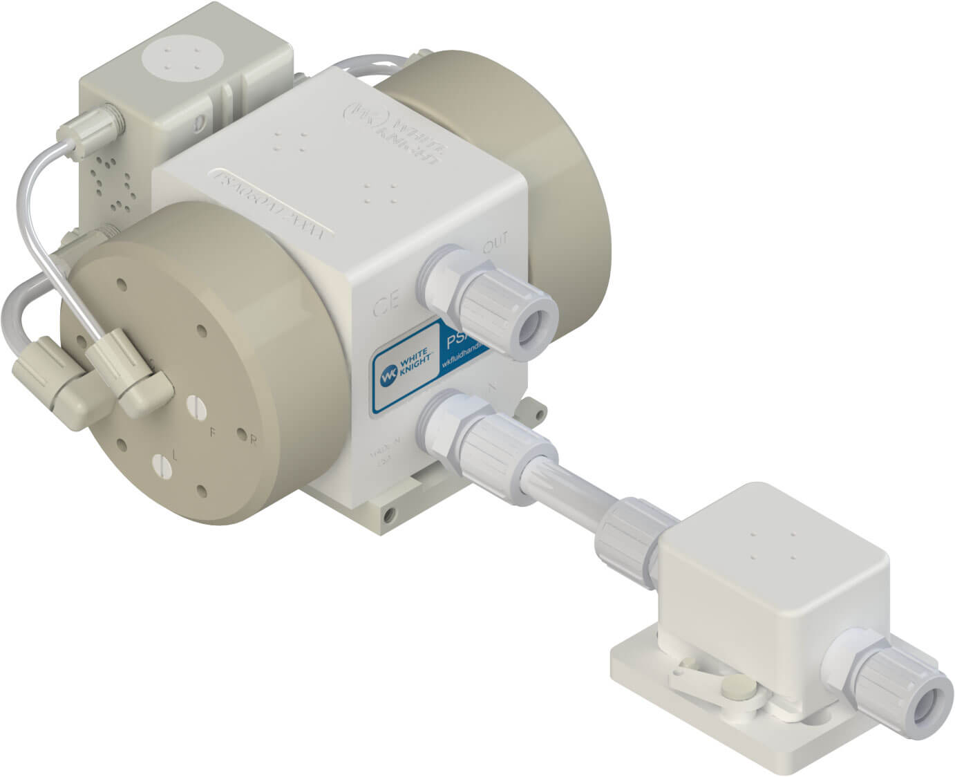 PSA060 Pump with FD12-S-BF12F12 In-Line Pre-Filter Catcher
