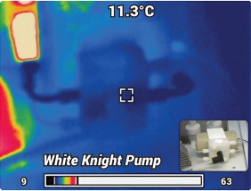 White Knight ポンプの熱分布画像 White Knight ポンプの熱分布画像